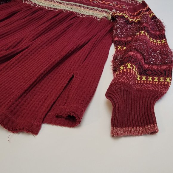 Free People Cabin Fever Sweater Thermal Top - Picture 12 of 14